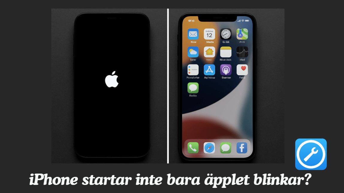 iPhone startar inte bara äpplet blinkar? Så löser du det!