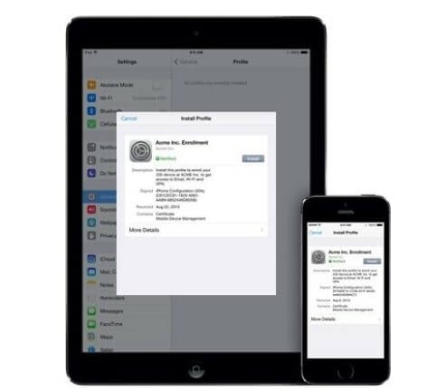 Hur man tar bort MDM-profil från iPhone/iPad