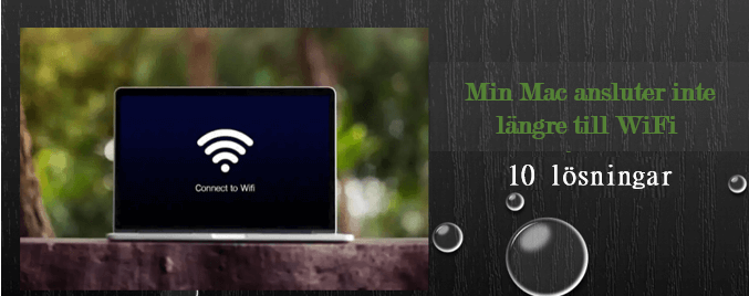 macbook air wifi ansluten men inget internet