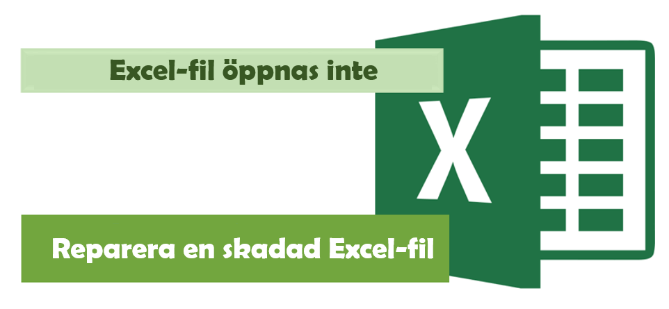 Reparera skadad Excel-fil