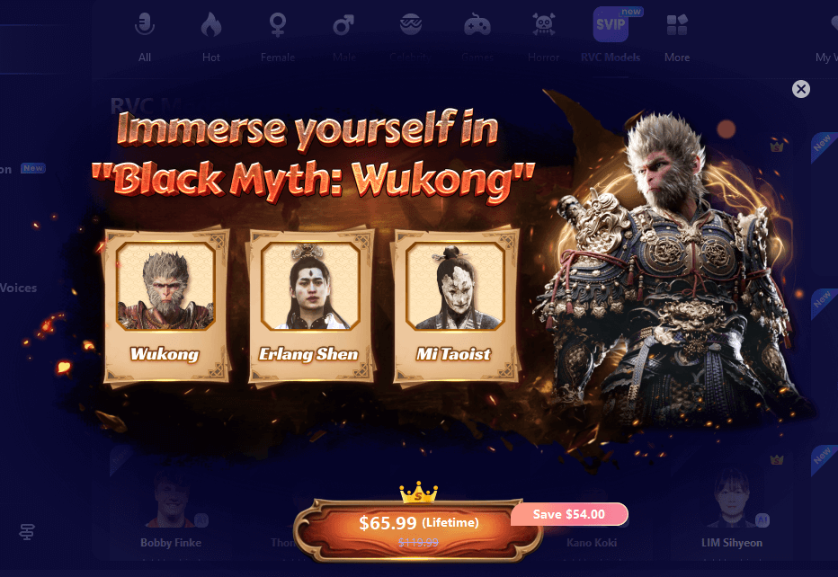 Röster från Black Myth: Wukong