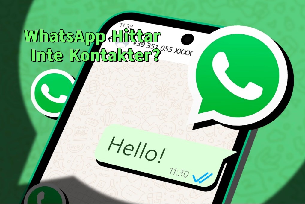 WhatsApp hittar inte kontakter