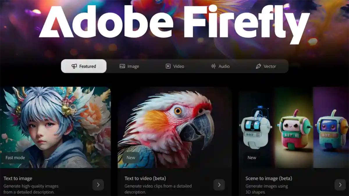 Adobe Firefly-AI bild generator gratis