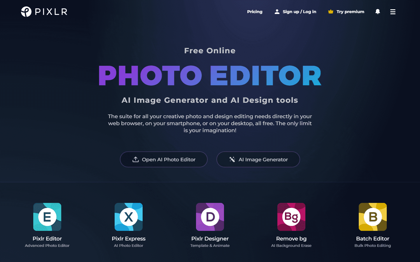 Pixlr-AI-bilder gratis