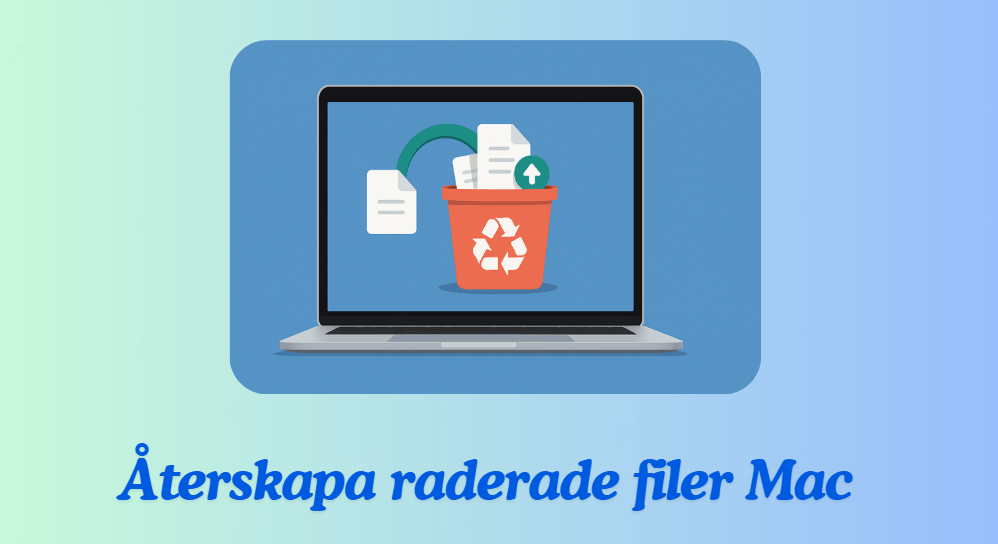 återskapa raderade filer på Mac