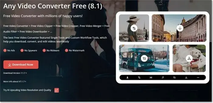 MP3-konverterare Any Video Converter Free
