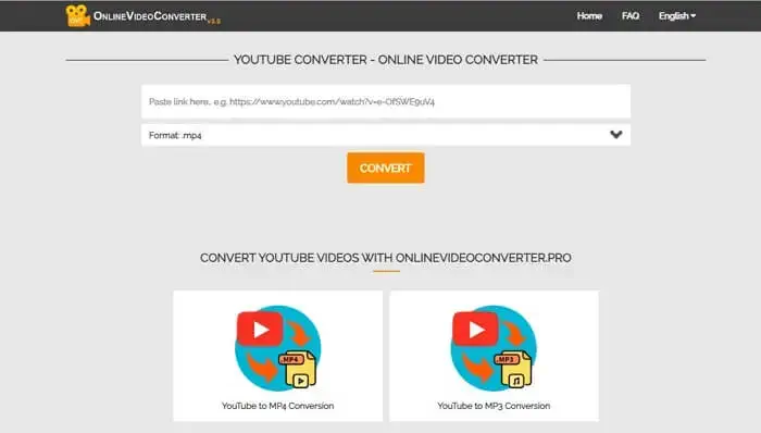MP3-konverterare Online Video Converter