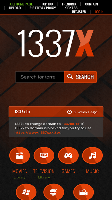 bästa torrentsidorna - 1337x