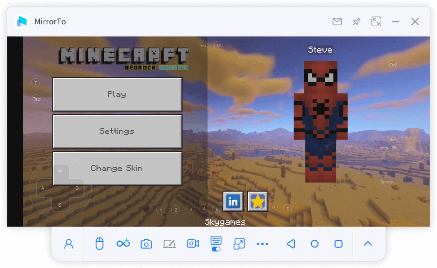 njut av minecraft på pc