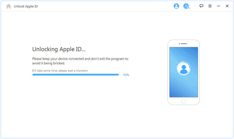 iMyFone LockWiper Lås upp Apple ID