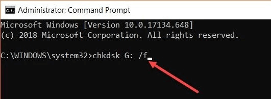 na opravu obrázka použite CHKDSK