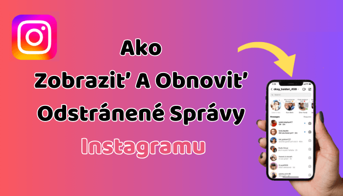 Ako zobraziť a obnoviť odstránené správy Instagramu