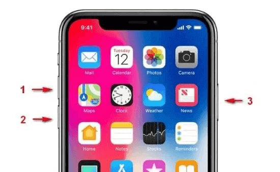 hard reset iPhone 8/X/11/12/13 /14/15/16 na odstránenie režimu DFU