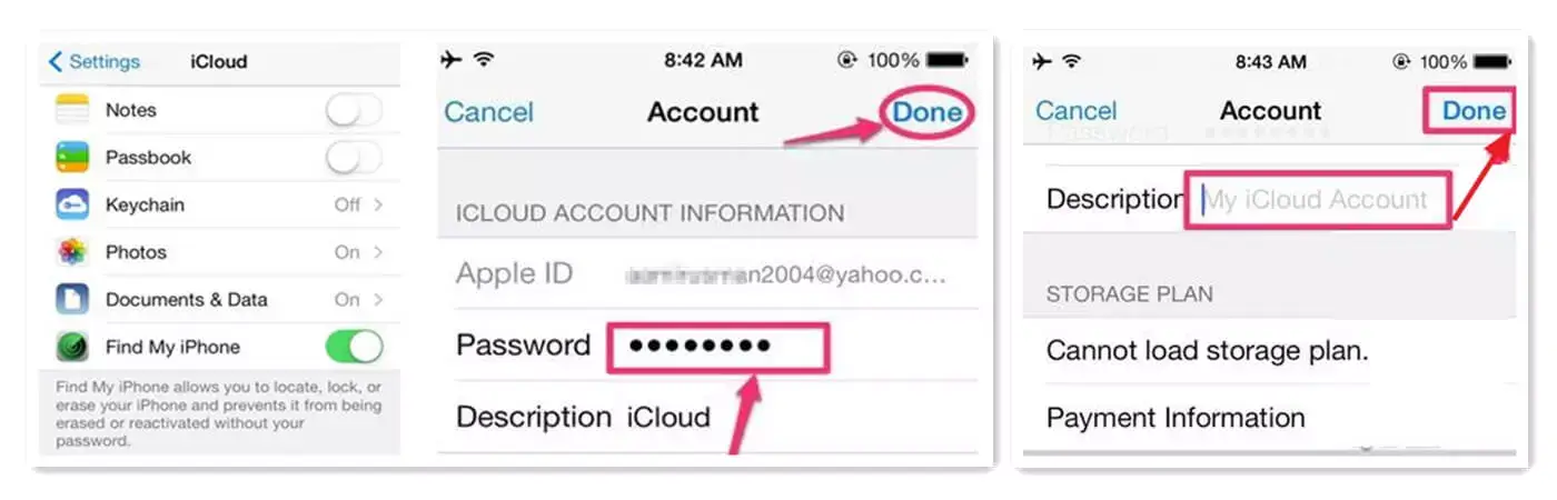 odstráňte icloud z iphone alebo ipad bez hesla cez nastavenia