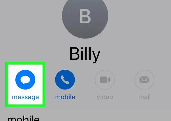 na odosielanie textových správ použite aplikáciu Kontakty