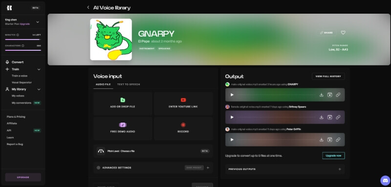 AI Gnarpy Online Voice Changer