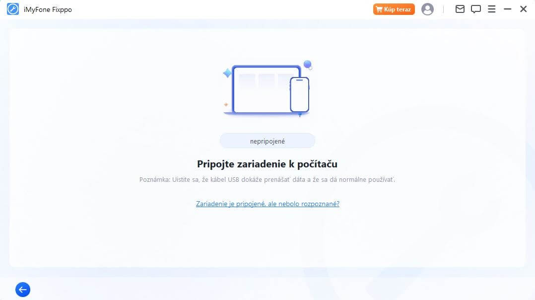 Pripojte svoje zariadenie k počítaču