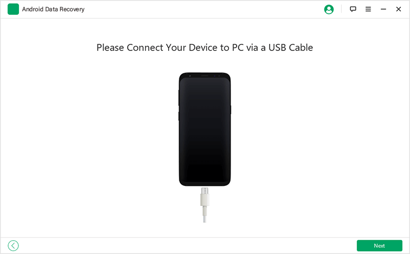 imyfone dback connect the device