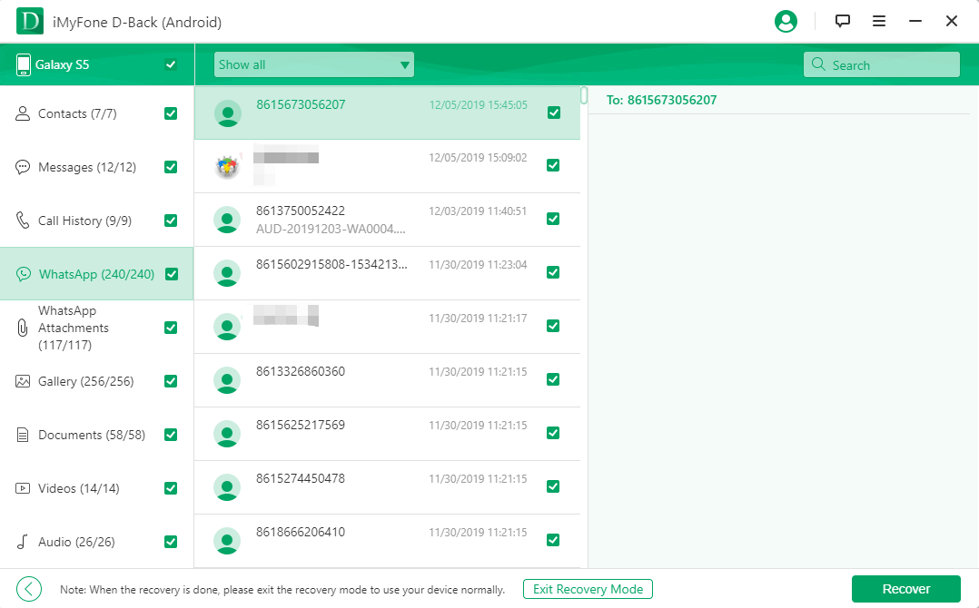 imyfone dback connect the device