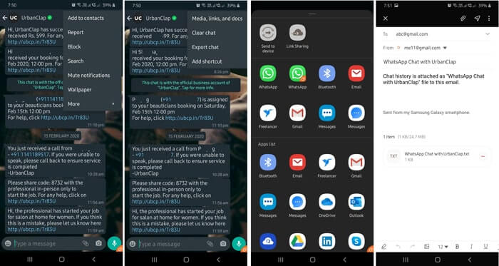 whatsapp izvoz klepeta