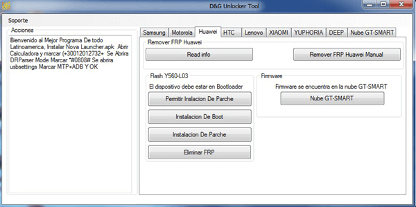 dg frp unlocker - frp bypass orodje