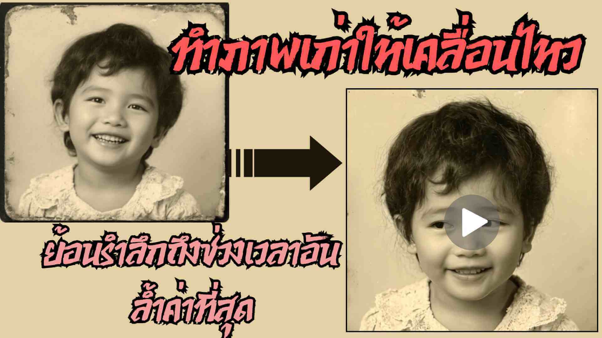 ทำภาพเก่าให้เคลื่อนไหว