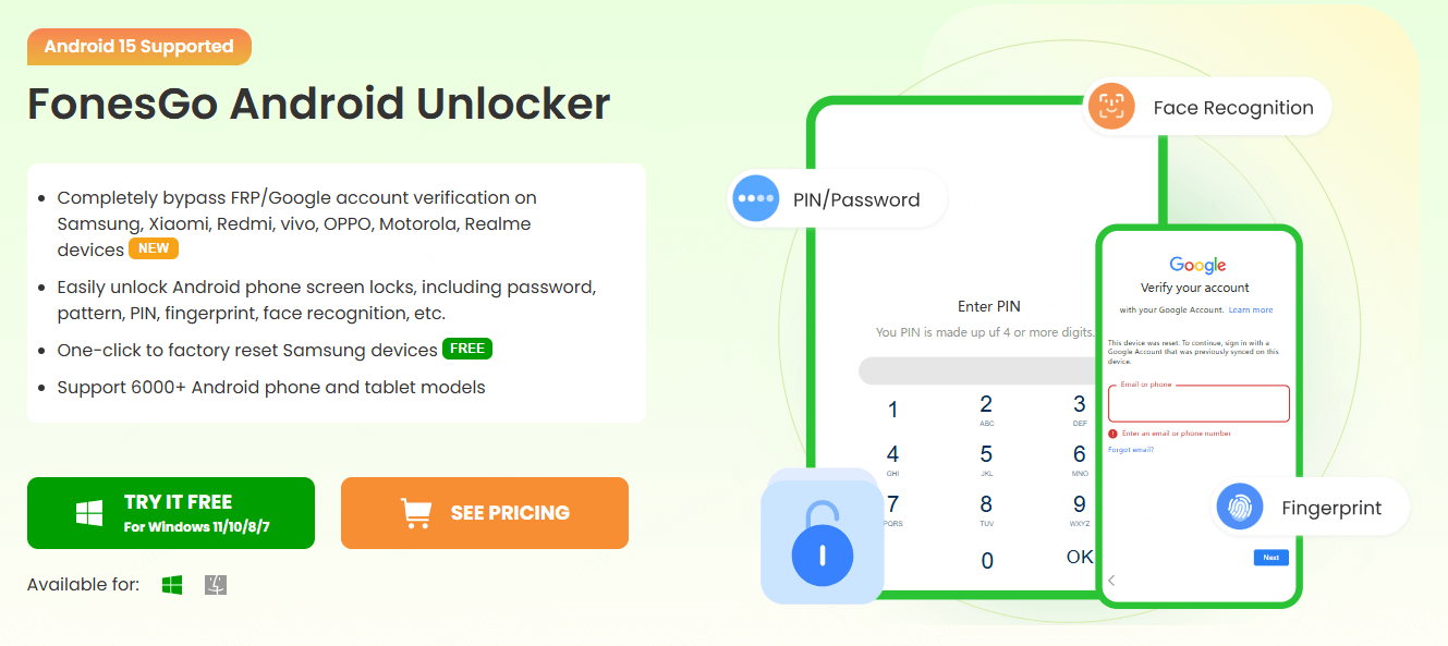 FonesGo Android Unlocker