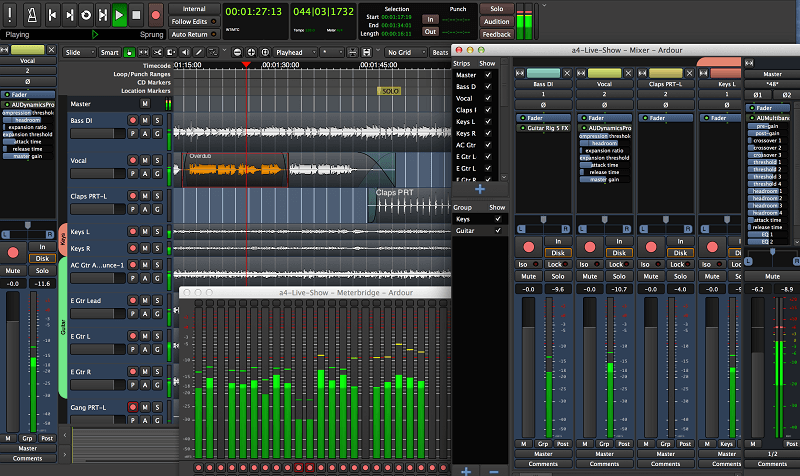 โปรแกรมอัดเสียงในคอม Windows ด้วย Ardour