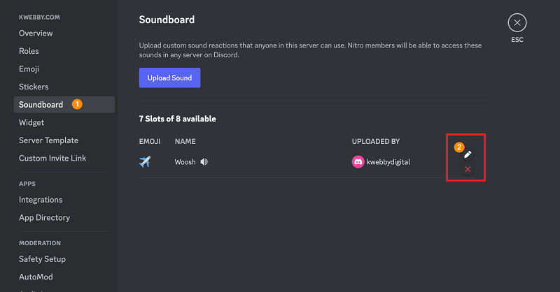 แก้ไข Soundboard Discord