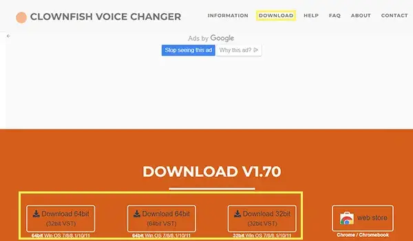 ดาวน์โหลด Clownfish Voice Changer