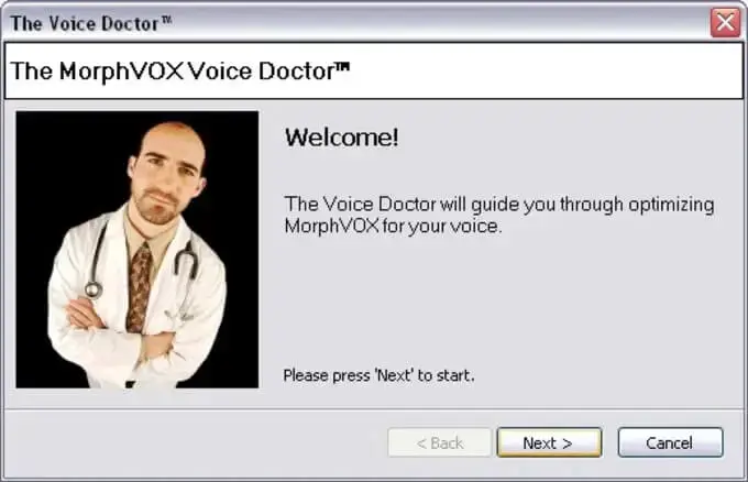 โปรแกรมเปลี่ยนเสียงเกมจูเนียร์ morphvox