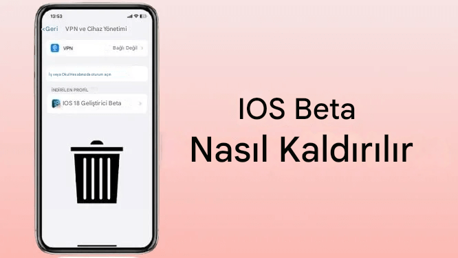 ios 26 beta nasıl kaldırılır