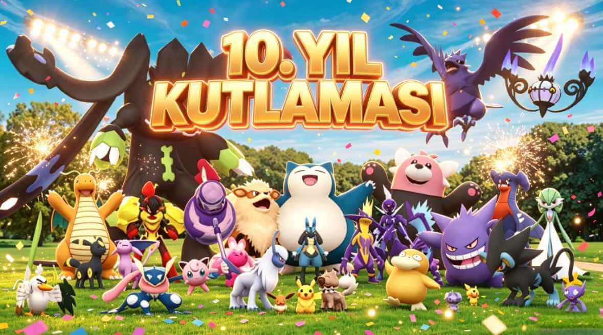 pokemon go 10 yil etkinligi