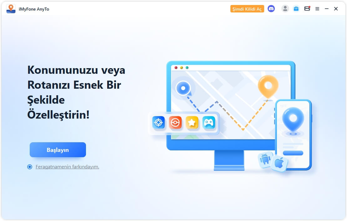 iMyFone AnyTo'yu başlat