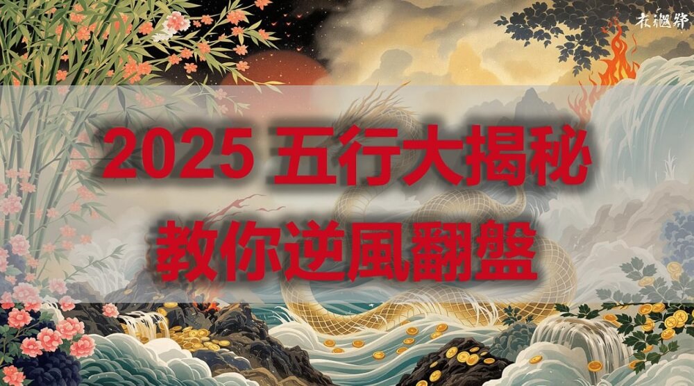 開運指南：2025 蛇年五行大揭秘，教你如何逆風翻盤！