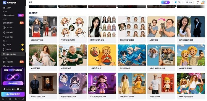 ChatArt 線上拍立得濾鏡