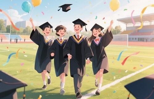 大學畢業祝福語