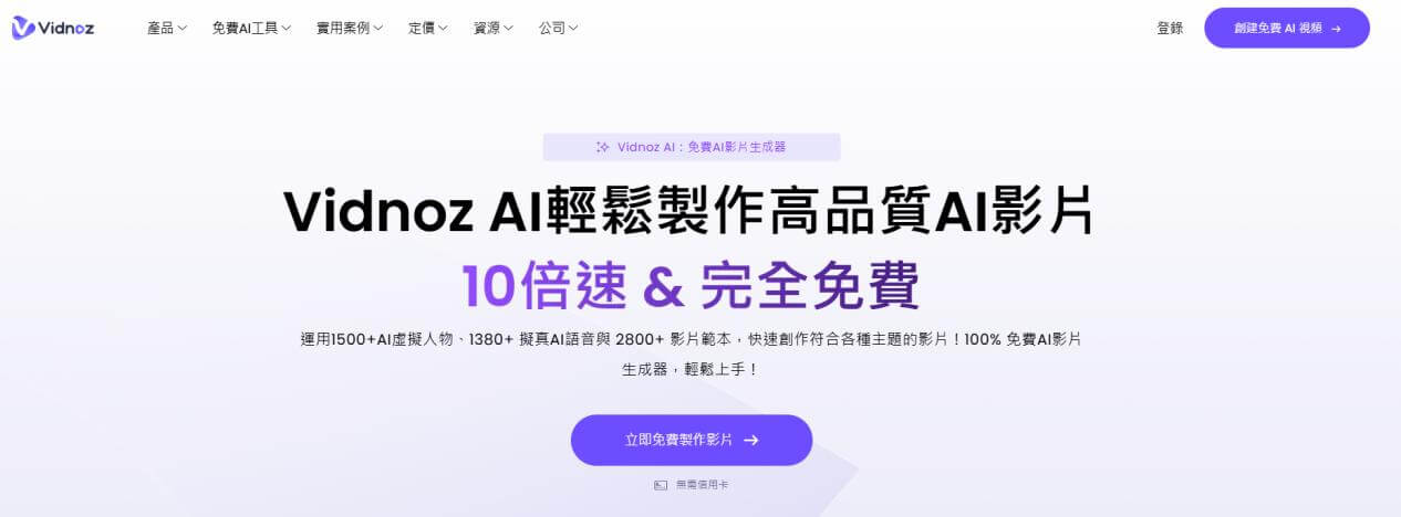 Vidnoz AI 總覽