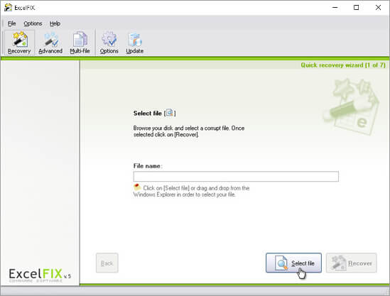  ExcelFIX  Excel File Recovery