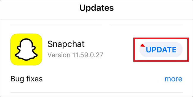更新 Snapchat