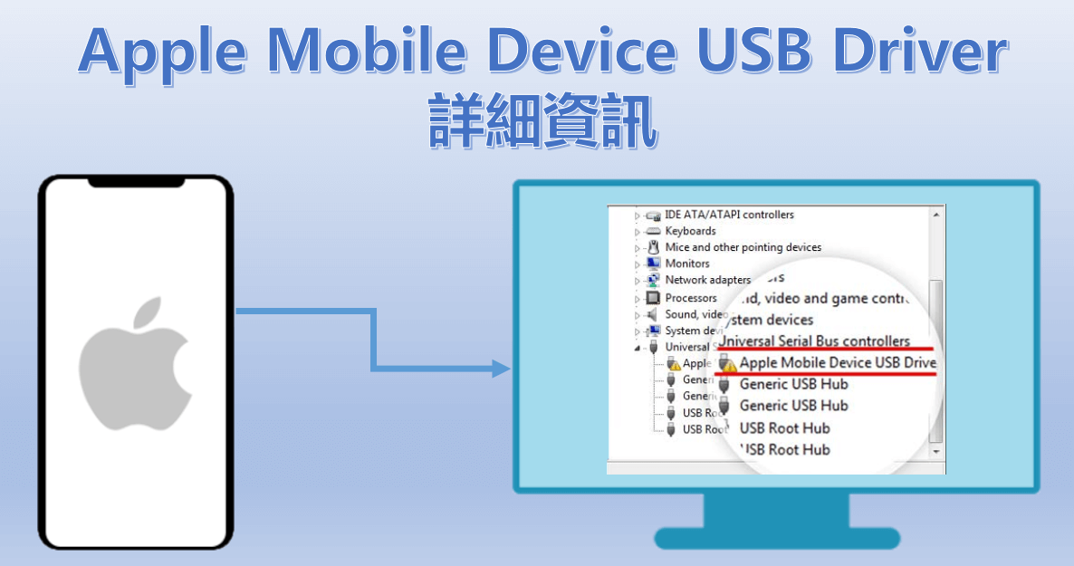 Apple Mobile Device USB Driver詳細資訊，輕鬆將Apple驅動程式下載！