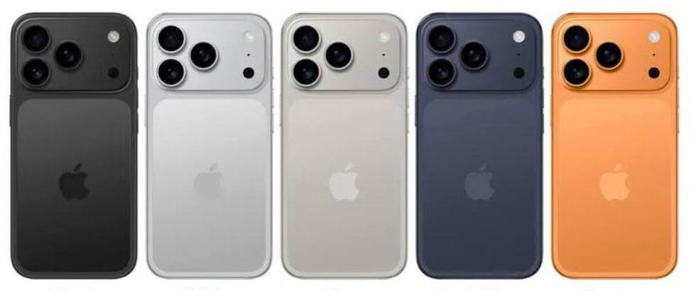  iPhone 17 Pro/Pro Max 外觀顏色