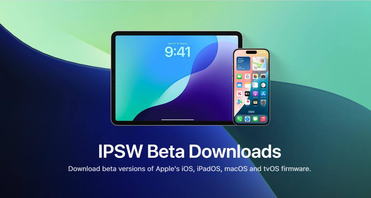 透過 IPSW 下載 iOS 18 Beta