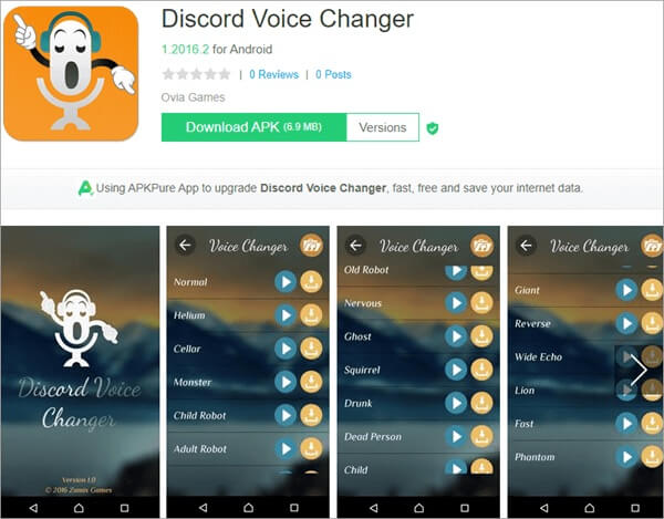 Discord Voice Changer