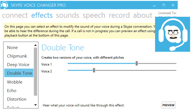 Skype變聲器Skype Voice Changer Pro