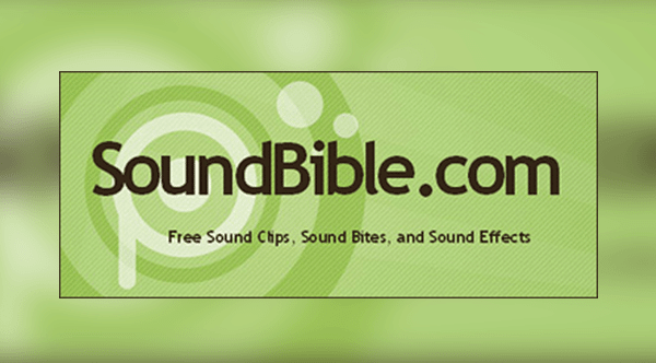 SoundBible 罐頭音效網站