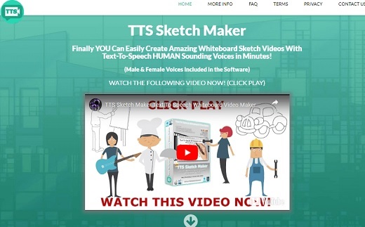 TTS Sketch Maker AI 配音工具
