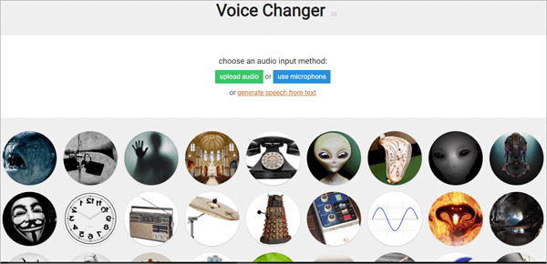 Voice Changer線上變聲工具