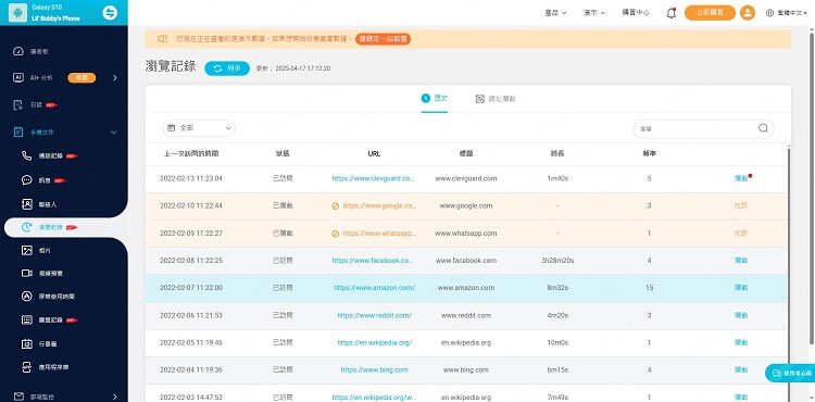 看另一半手機 Dcard 瀏覽記錄