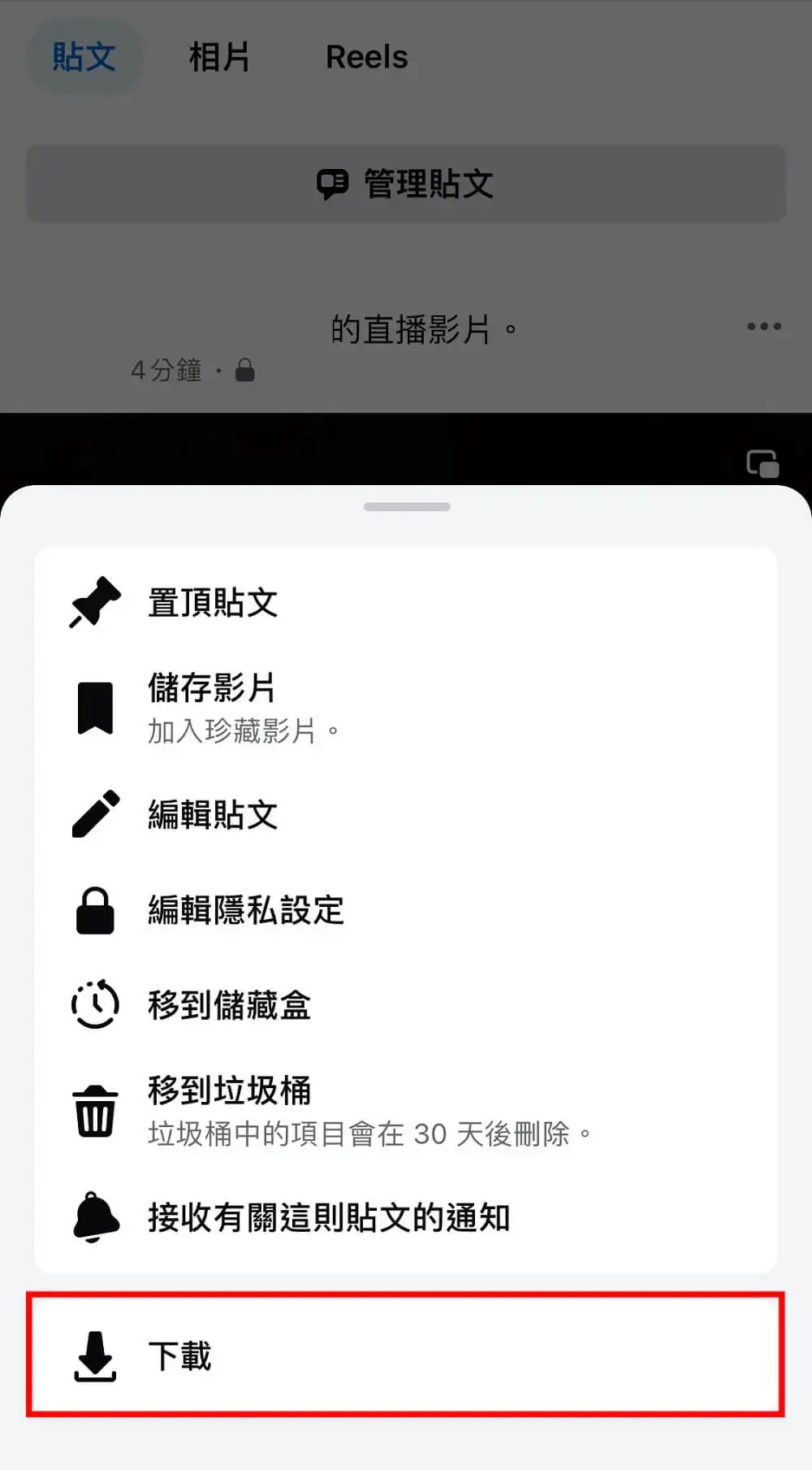 官方 Facebook Reels 影片下載
